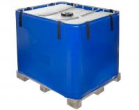 Греющий жакет НПГЕ 1800/ТП (ЭЧЕ-1800/ТП), силик-ая стеклоткань, с термопарой 0-70С для еврокуба